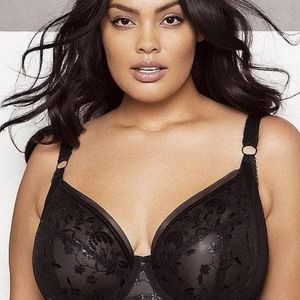 Elomi's Roxanne black lace underwire 40DDD (40F)